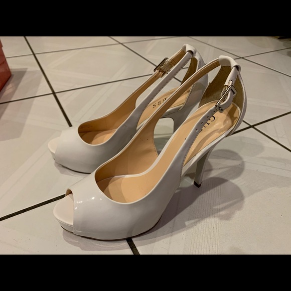 Brand new Guess White Sexy Heels - Picture 2 of 5